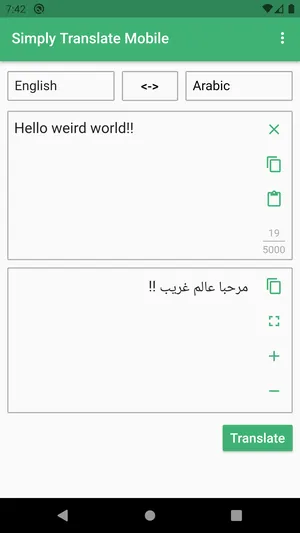 SimplyTranslate Mobile